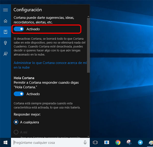 كيفية تعطيل Cortana في Windows 10 - الصورة 3 - أستاذ falken.com