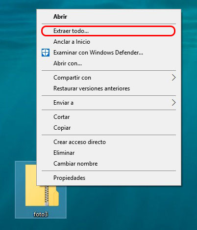 Comment compresser ou de décompresser des fichiers et dossiers dans Windows - Image 4 - Professor-falken.com