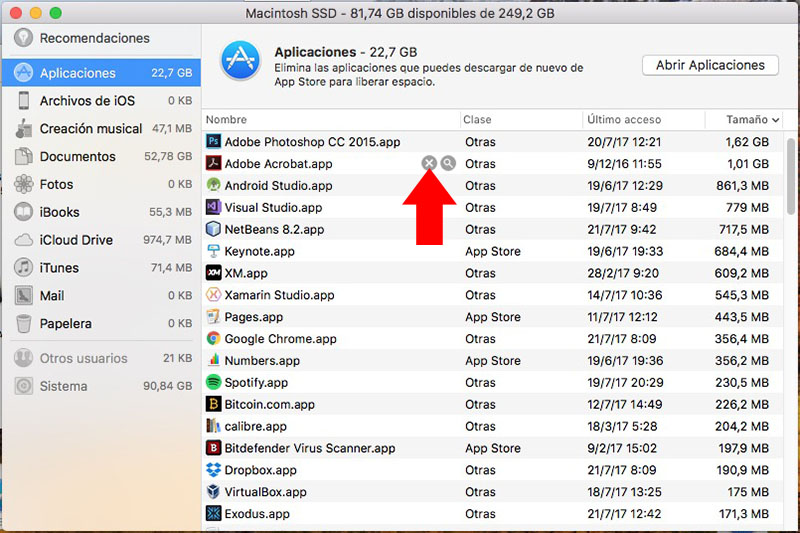 Wie Sie wissen, welche Anwendungen belegen mehr Speicherplatz auf Ihrem Mac - Bild 3 - Prof.-falken.com