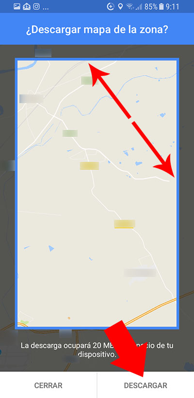Πώς να κατεβάσετε χάρτες χωρίς σύνδεση Google Maps για το Android σας - Εικόνα 4 - Professor-falken.com